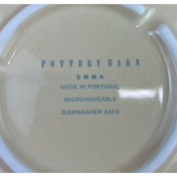 Pottery Barn Emma Beaded Yellow Serving Platter 12.5in - Picture 5 of 8